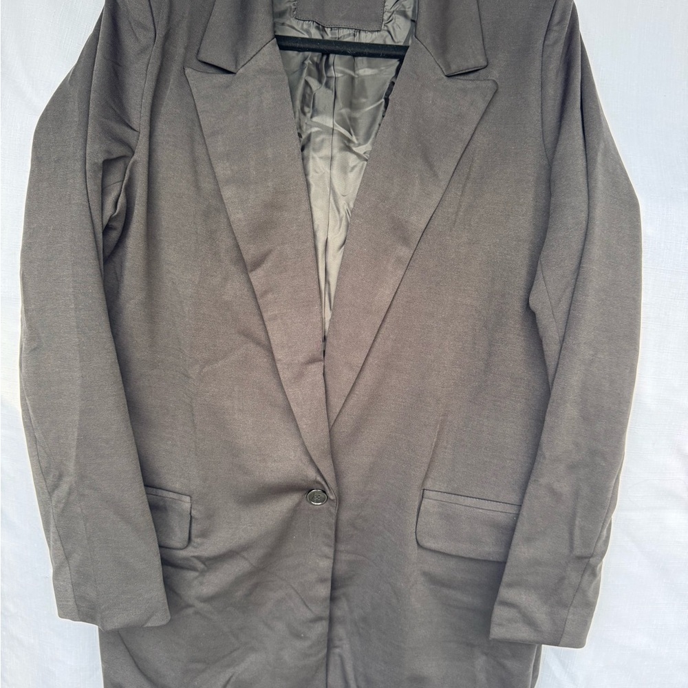 Professional to HappyHour! Women's deep Black Blazer by Like love sz Med